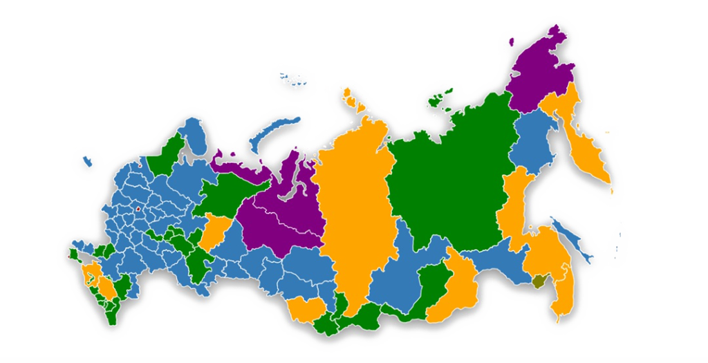 Интерактивная карта Российской Федерации